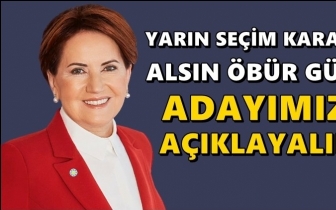 Akşener'den Erdoğan'a 'adayını açıkla' yanıtı