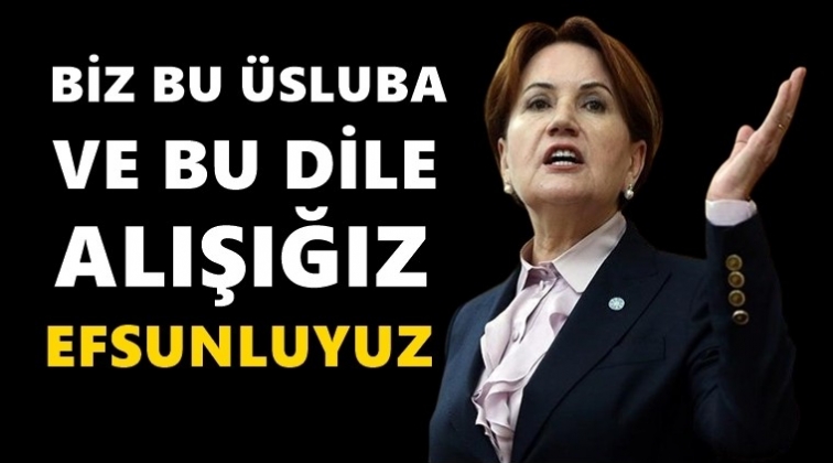 Akşener'den Erdoğan'a: Biz efsunluyuz...