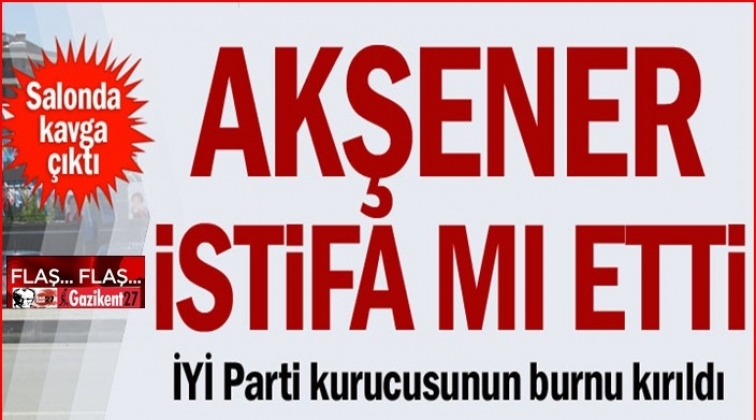 Akşener'in istifa ettiği iddia edildi