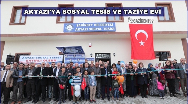 Akyazı Mahallesi'ne sosyal tesis ve taziye evi