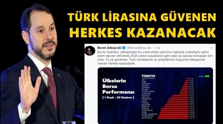 Albayrak: TL'ye g&uuml;venen herkes kazanacak