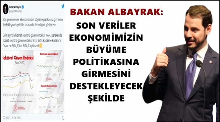 Albayrak'tan b&uuml;y&uuml;me paylaşımı...