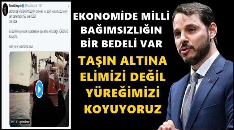 Albayrak'tan ekonomi paylaşımı...