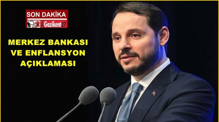 Albayrak’tan enflasyon açıklaması