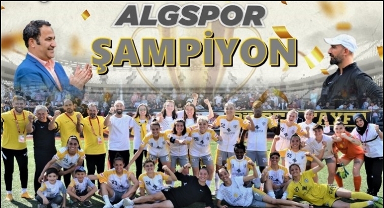 ALG Spor şampiyon...