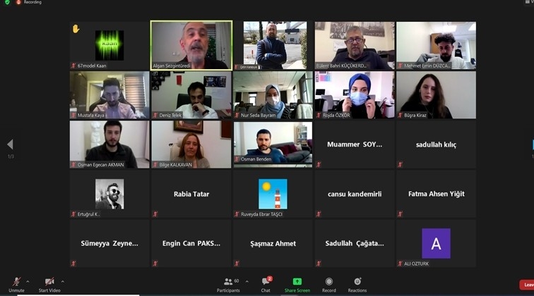 Algan Sezgint&uuml;redi HK&Uuml;'n&uuml;n konuğu oldu