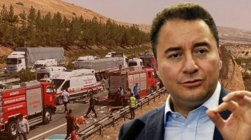 Ali Babacan&rsquo;dan Gaziantep&rsquo;e başsağlığı mesajı