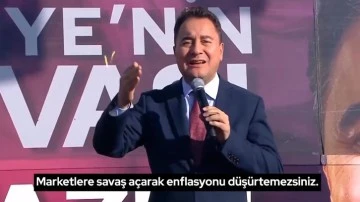 Ali Babacan: Marketlere savaş a&ccedil;arak maliyeti d&uuml;ş&uuml;remezsiniz