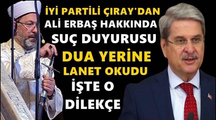 Ali&nbsp;Erbaş hakkında su&ccedil;&nbsp;duyurusu!