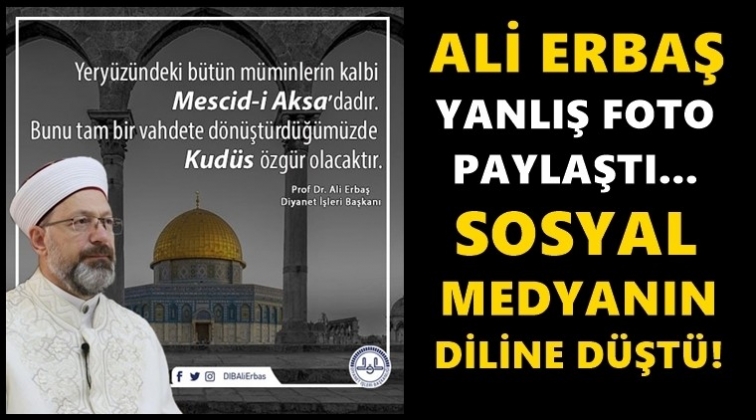 Ali Erbaş'tan b&uuml;y&uuml;k gaf!