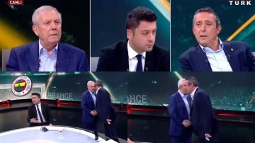 Ali Koç ve Aziz Yıldırım canlı yayında kozlarını paylaştı