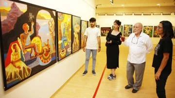 Aliyev’in resim sergisi devam ediyor