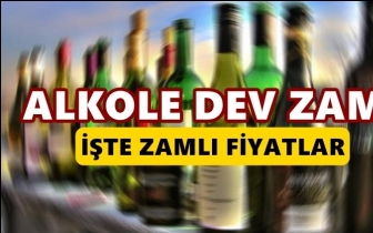Alkoll&uuml; i&ccedil;kiye b&uuml;y&uuml;k zam!