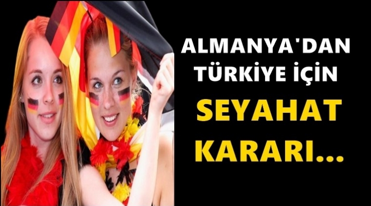 Almanya, 4 il için seyahat uyarısını kaldırdı