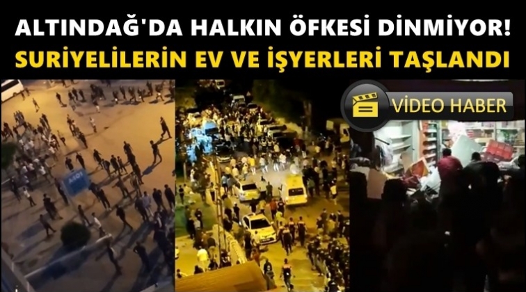 Altındağ'da &ccedil;ok tehlikeli gerginlik!