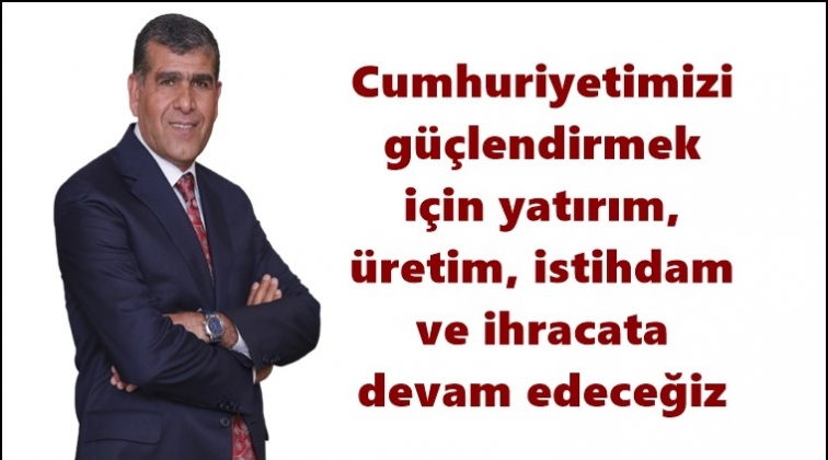 Altunkaya&rsquo;dan 29 Ekim kutlama mesajı