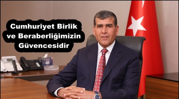 Altunkaya'dan 29 Ekim mesajı