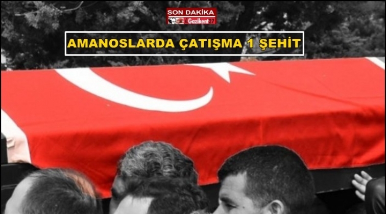 Amanoslarda operasyon: 1 asker şehit!