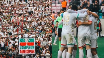 Amedspor şampiyonluğu garantiledi...