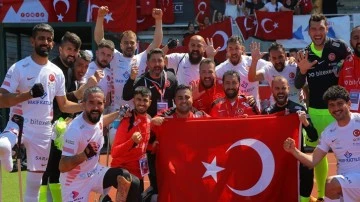 Ampute Milli Takımı üst üste 3'üncü kez Avrupa şampiyonu!