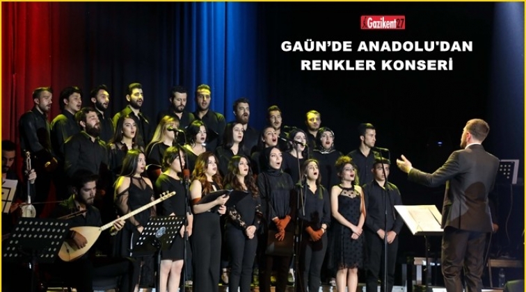 “Anadolu'dan Renkler” keyifli bir gece yaşattı