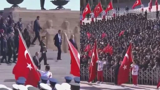 Anıtkabir'de yine 'Erdoğan' sloganı atıldı!