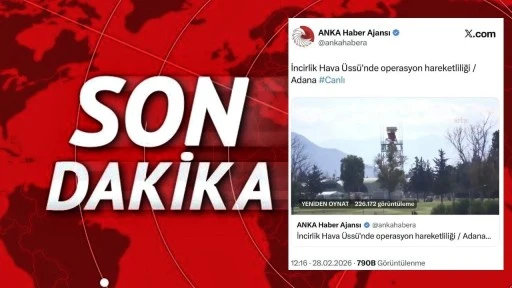ANKA Haber Ajansı'na İncirlik Hava &Uuml;ss&uuml; soruşturması