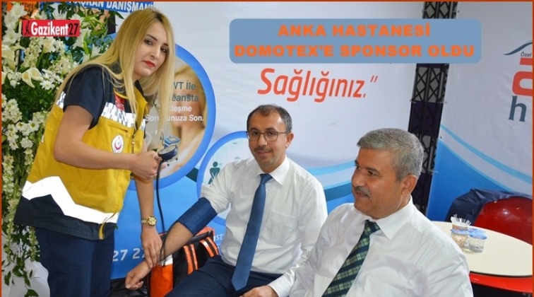 Anka Hastanesi, Domotex'in sağlık sponsoru oldu