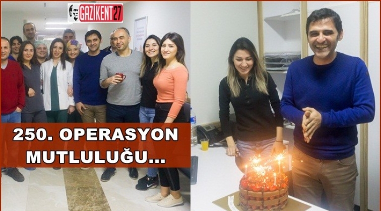 Anka&rsquo;da 250. operasyon b&ouml;yle kutlandı