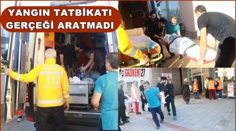 Anka&rsquo;dan nefes kesen yangın tatbikatı