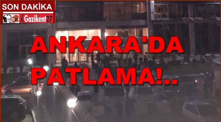Ankara Vergi Dairesi'nde doğalgaz patlaması