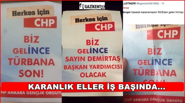 Ankara'da sahte broş&uuml;rl&uuml; kirli oyun...