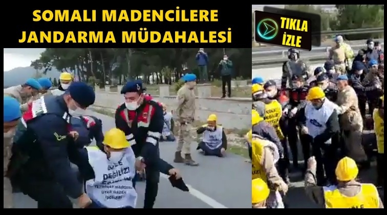Ankara'ya y&uuml;r&uuml;yen madencilere m&uuml;dahale!..