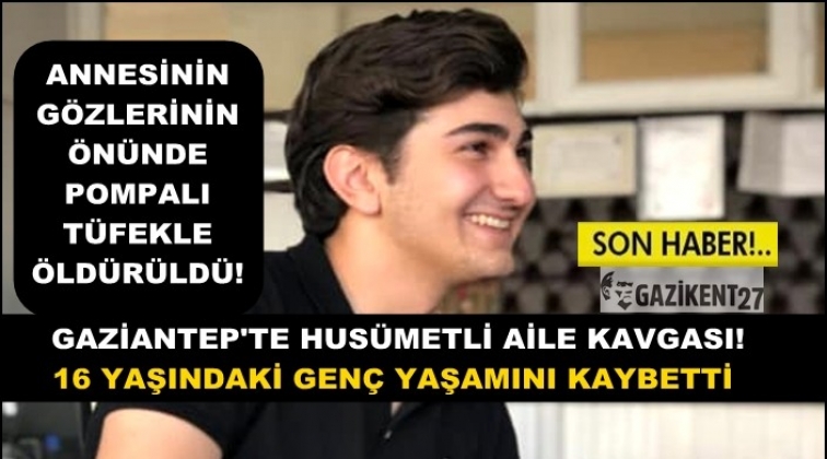 Annesinin g&ouml;zleri &ouml;n&uuml;nde &ouml;ld&uuml;r&uuml;ld&uuml;!