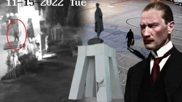 Antalya'da Atat&uuml;rk Anıtı'na balyozlu saldırı!