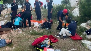 Antalya'da teleferik kabini düştü: 1 ölü 7 yaralı