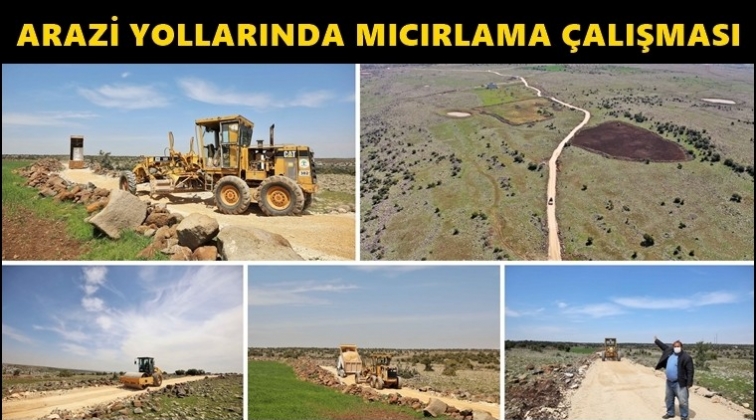 Arazi yollarında mıcırlama &ccedil;alışması...