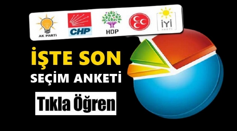 Area Araştırma son se&ccedil;im anketini a&ccedil;ıkladı