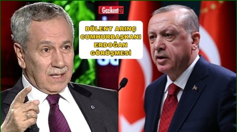Arın&ccedil;, Cumhurbaşkanı Erdoğan ile g&ouml;r&uuml;şt&uuml;