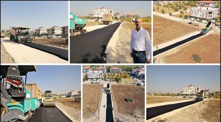 Asfaltlama &ccedil;alışmaları devam ediyor...