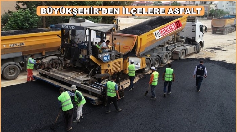 Asfaltlama &ccedil;alışmaları s&uuml;r&uuml;yor