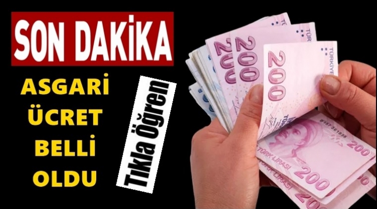 2021 asgari &uuml;creti belli oldu!