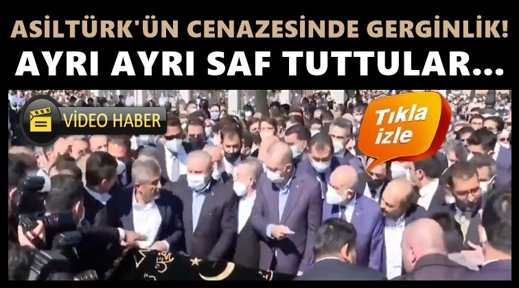 Asilt&uuml;rk'&uuml;n cenaze t&ouml;reninde protokol gerginliği...