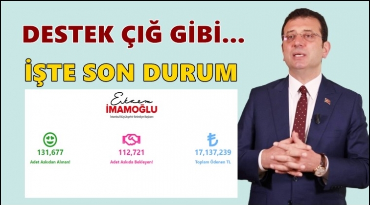 Askıda Fatura'ya destek &ccedil;ığ gibi...