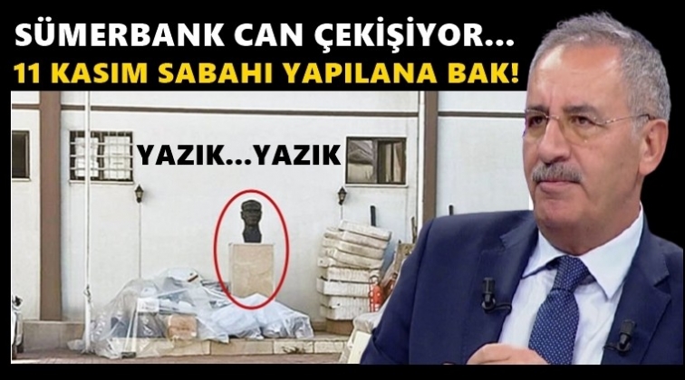 Atat&uuml;rk b&uuml;st&uuml;n&uuml;n hali y&uuml;rek sızlattı!..