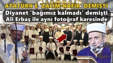 Atat&uuml;rk'e lanet okuyan Demirkan, Ali Erbaş'la aynı karede!