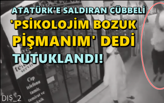 Atat&uuml;rk posterine saldıran yobaz tutuklandı!