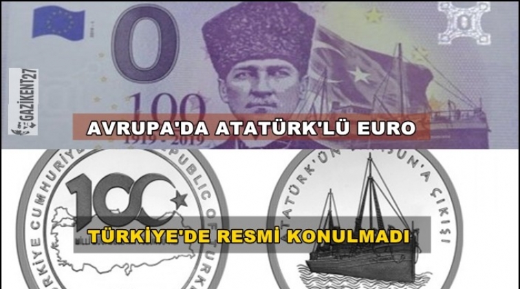 Avrupa’da Atatürklü 100. yıl parası