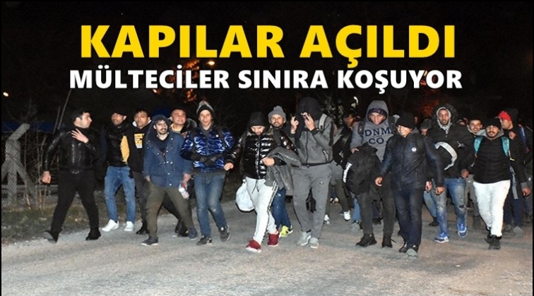Avrupa'ya kapılar a&ccedil;ıldı m&uuml;lteciler sınıra koştu!