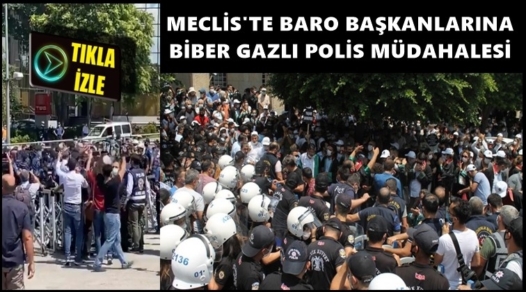 Avukatlara biber gazlı m&uuml;dahale!..